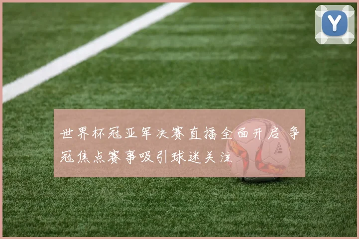 世界杯冠亚军决赛直播全面开启 争冠焦点赛事吸引球迷关注