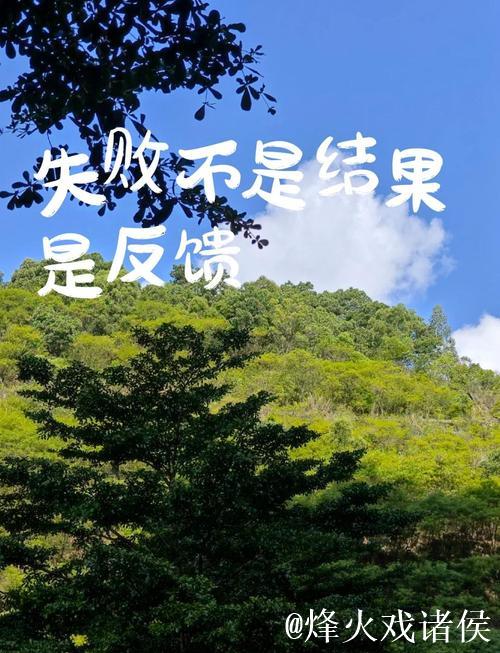 人生无所谓失败 只有成功与成长